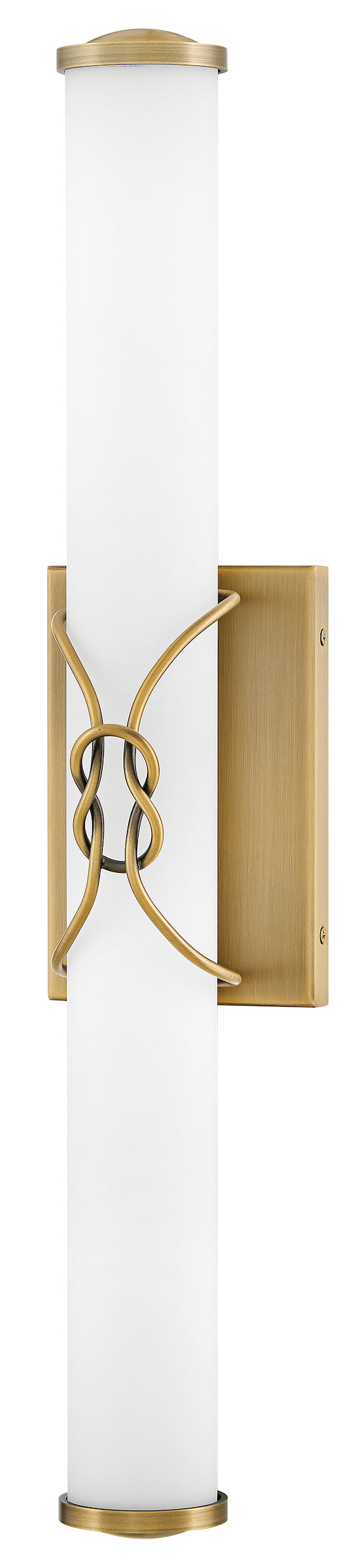 Kitts Medium LED Vanity In Light Brass Finish