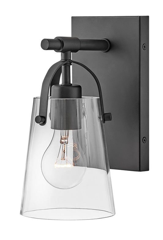 Foster Medium Sconce In Black Finish