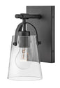 Foster Medium Sconce In Black Finish