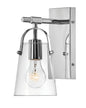 Foster Medium Sconce In Chrome Finish