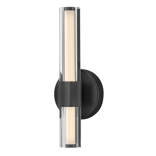 Georgette Medium LED Sconce In Black Finish