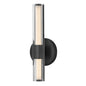 Georgette Medium LED Sconce In Black Finish