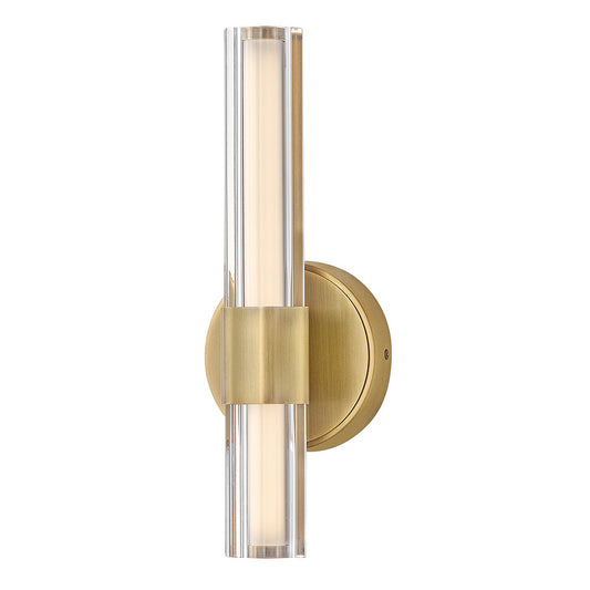 Georgette Medium LED Sconce In Light Brass Finish