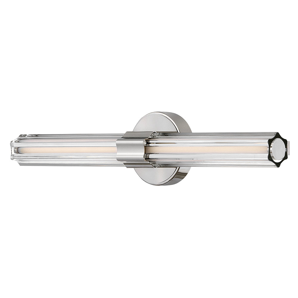Georgette Medium LED Vanity In Polished Nickel Finish