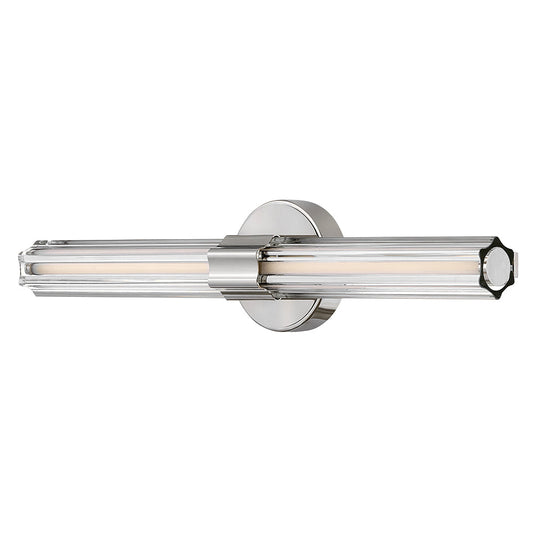 Georgette Medium LED Vanity In Polished Nickel Finish