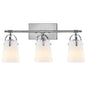 Foster Medium Three Light Vanity In Chrome Finish