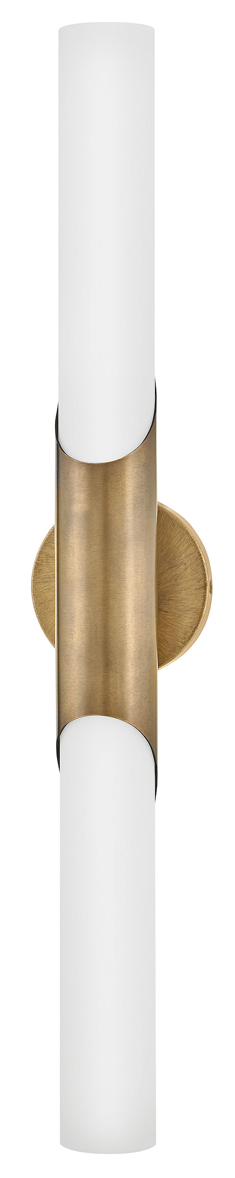 Grace Large LED Vanity In Light Brass Finish