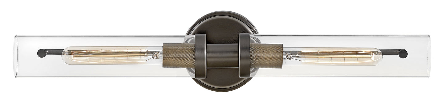 Vaughn Large Two Light Vanity In Black Finish