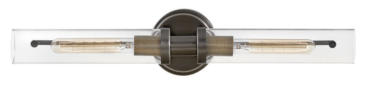 Vaughn Large Two Light Vanity In Black Finish