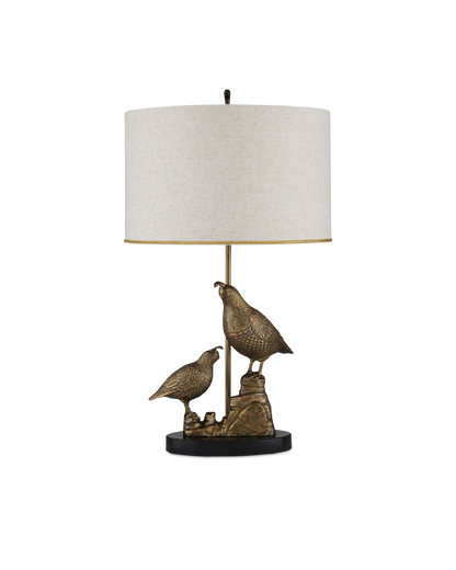 Codorniz Brass Table Lamp