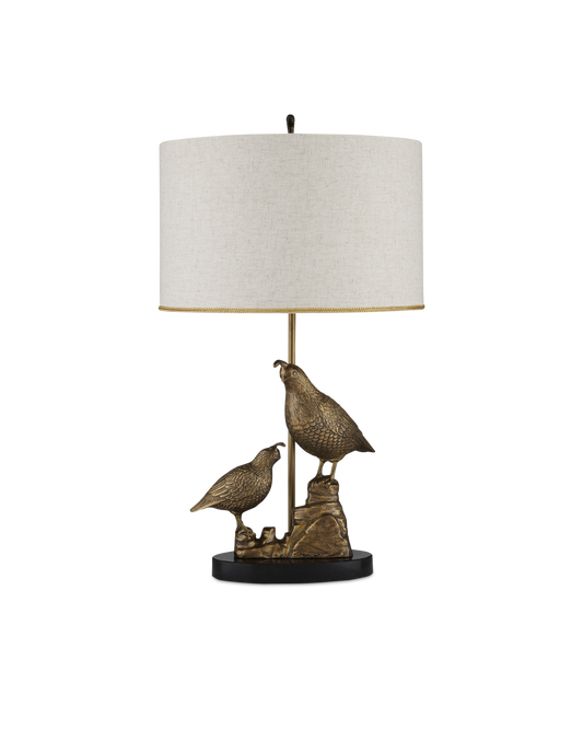 Codorniz Brass Table Lamp