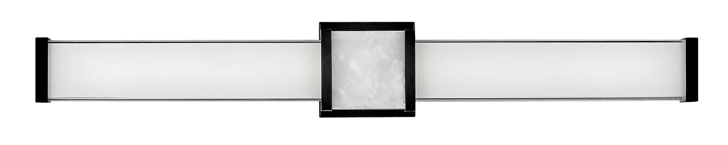 Pietra Large LED Vanity In Black Finish