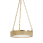Lynden Pendant with Aged Brass Finish
