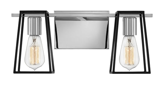 Filmore Small Two Light Vanity In Chrome Finish