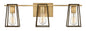 Filmore Medium Three Light Vanity In Light Brass Finish