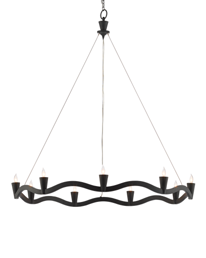 Serpentina Black Chandelier