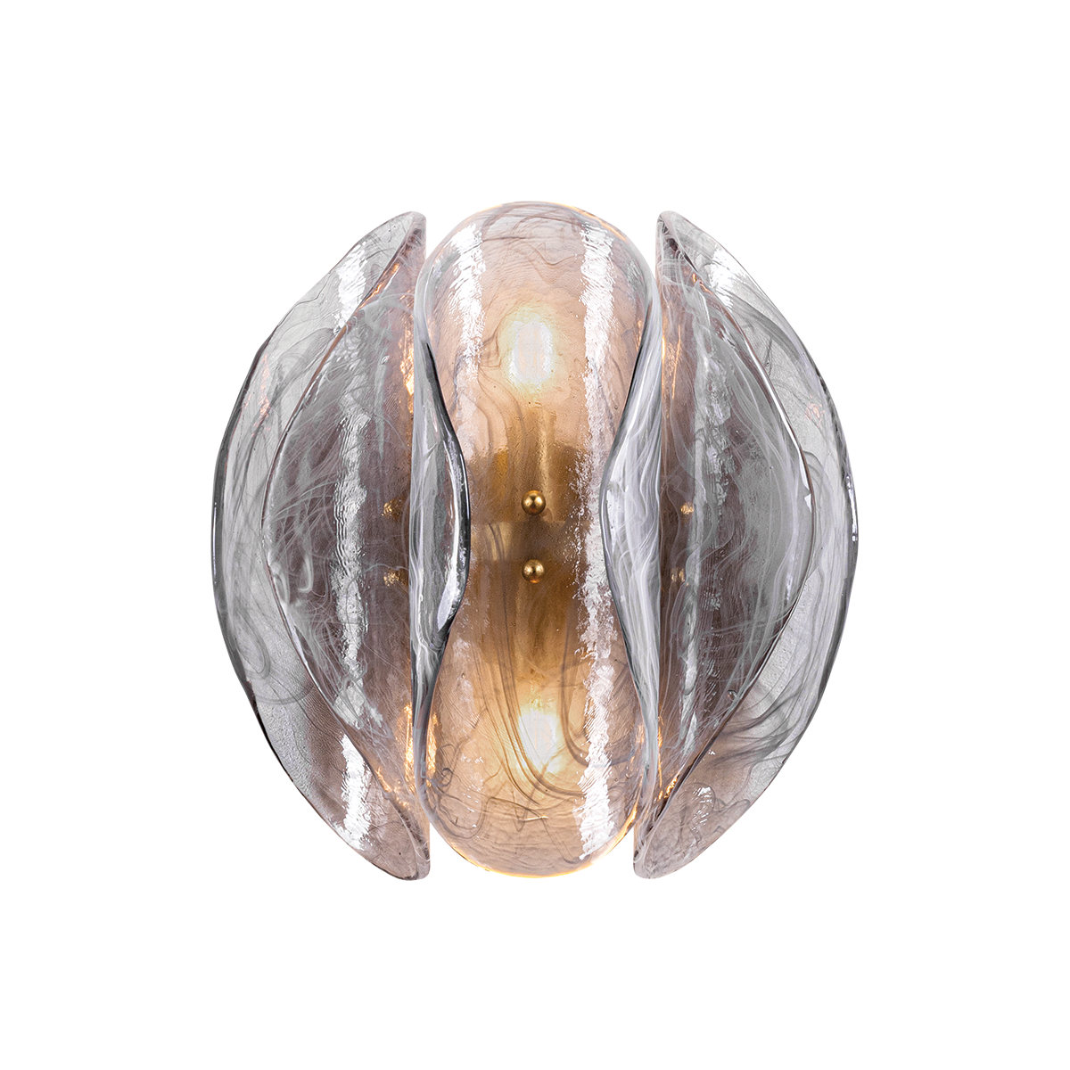 ANATASE Wall Sconce In VINTAGE GOLD LEAF Finish