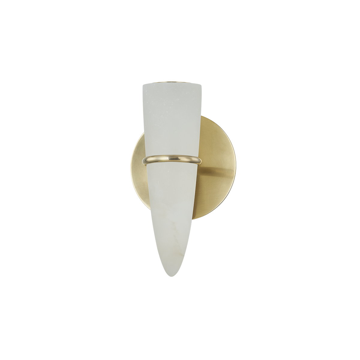 LOMBARDY Wall Sconce In VINTAGE BRASS Finish