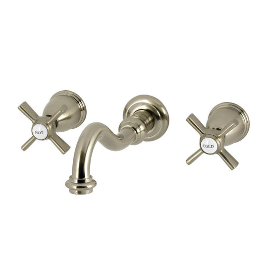 Millennium Wall-Mount Bathroom Faucet in Brushed Nickel