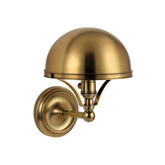 Covington Wall Sconce with Aged Brass Finish