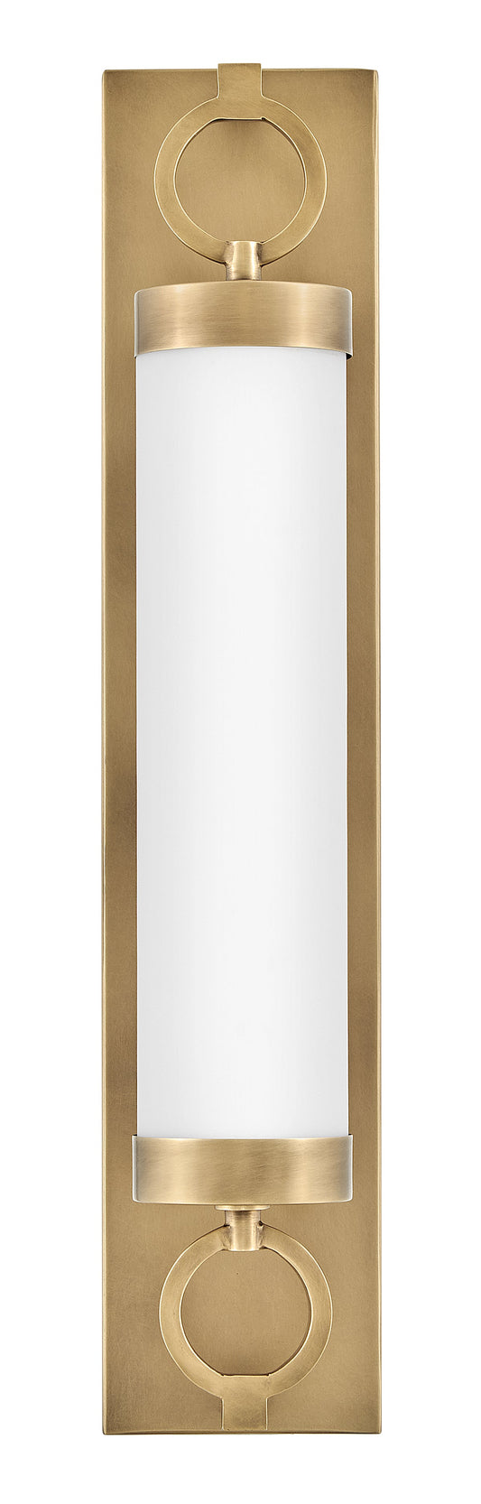 Baylor Medium LED Vanity In Light Brass Finish