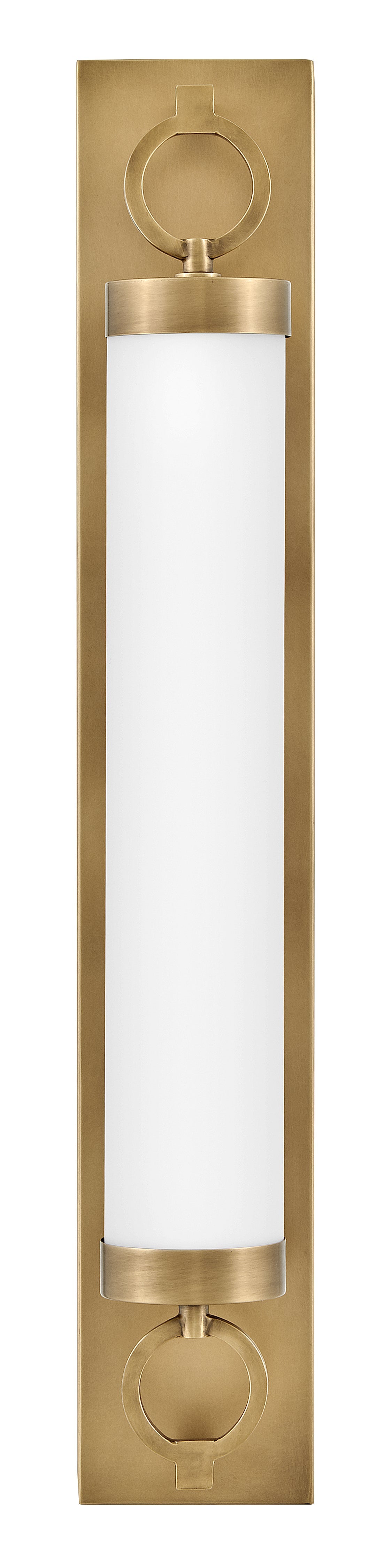 Baylor Large LED Vanity In Light Brass Finish