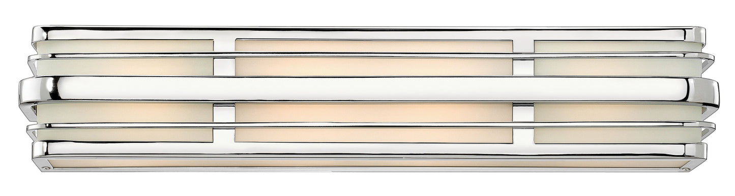 Winton Large Four Light Vanity In Chrome Finish