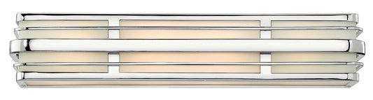 Winton Large Four Light Vanity In Chrome Finish