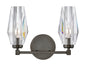 Ana Small Two Light Vanity In Black Finish