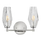 Ana Small Two Light Vanity In Polished Nickel Finish
