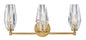 Ana Medium Three Light Vanity In Light Brass Finish