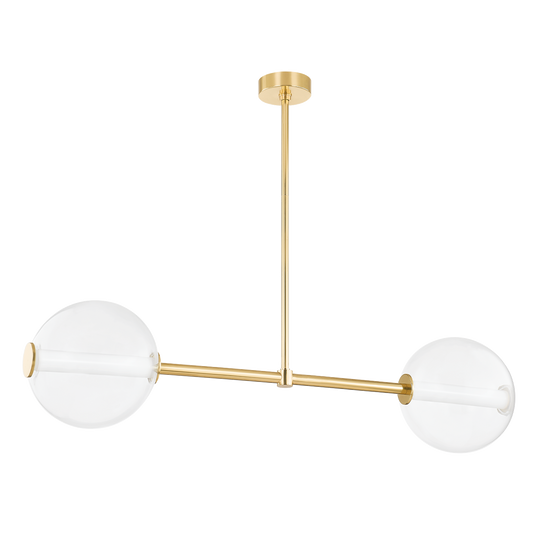 RICHFORD Linear with Aged Brass Finish