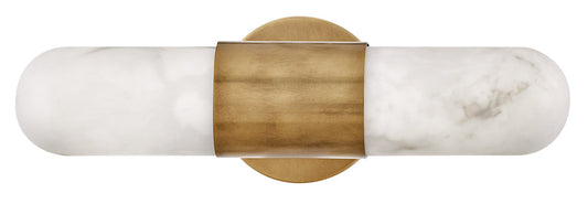 Ibiza Medium LED Vanity In Light Brass Finish