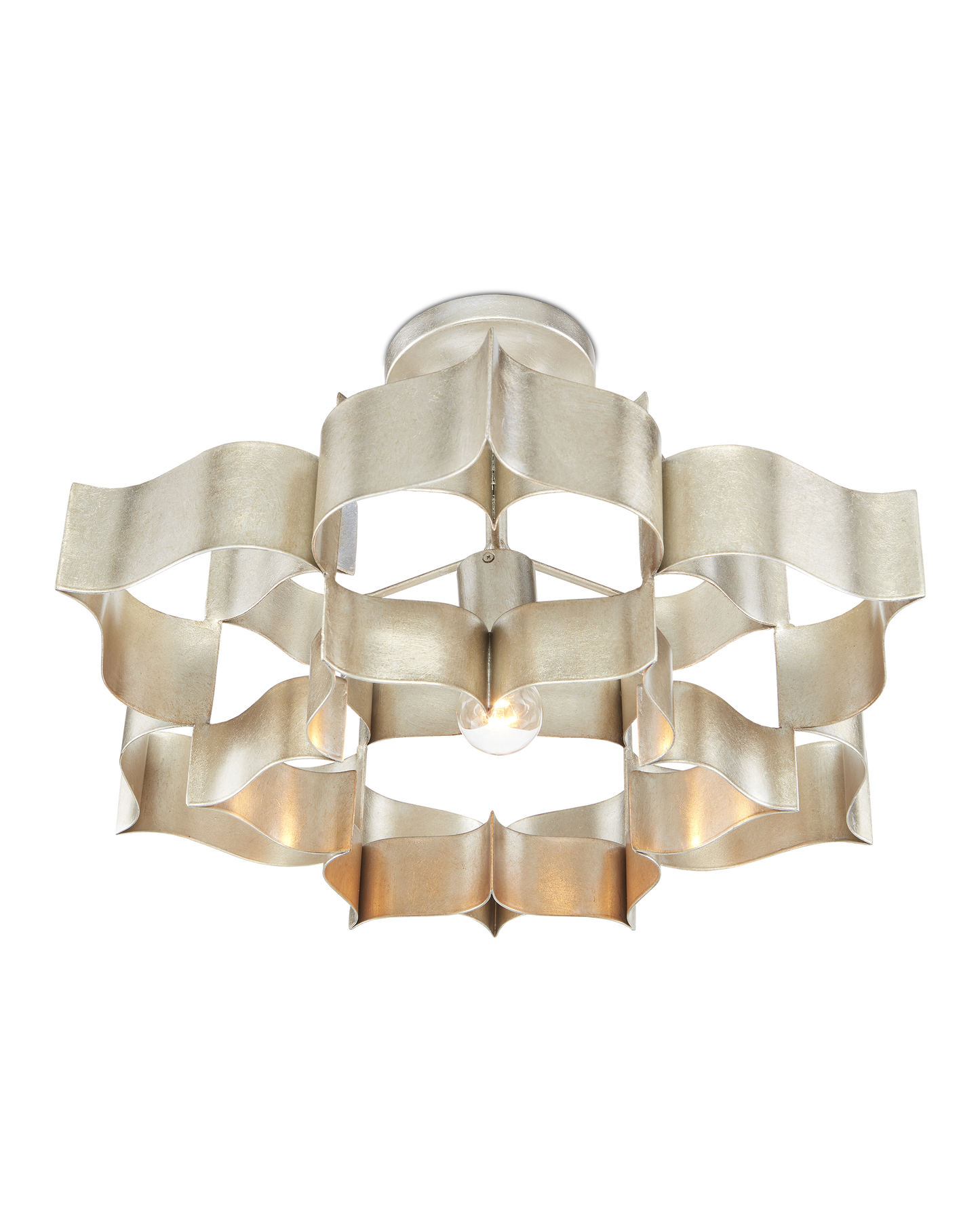 Grand Lotus Small Sliver Chandelier