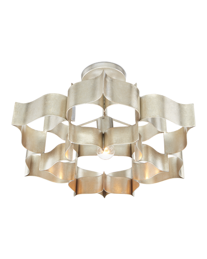 Grand Lotus Small Sliver Chandelier