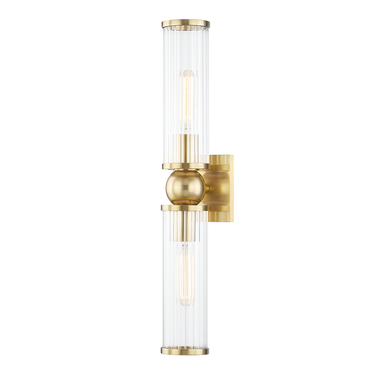 Malone Wall Sconce with Aged Brass Finish