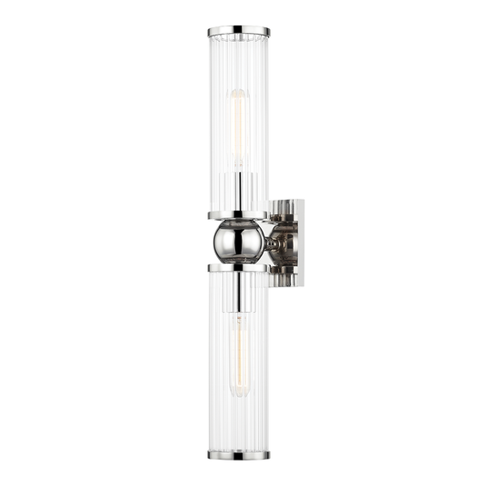 Malone Wall Sconce with Polished Nickel Finish