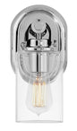 Halstead Medium Single Light Vanity In Chrome Finish