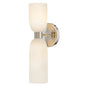 Tallulah Medium Two Light Sconce In Polished Nickel Finish