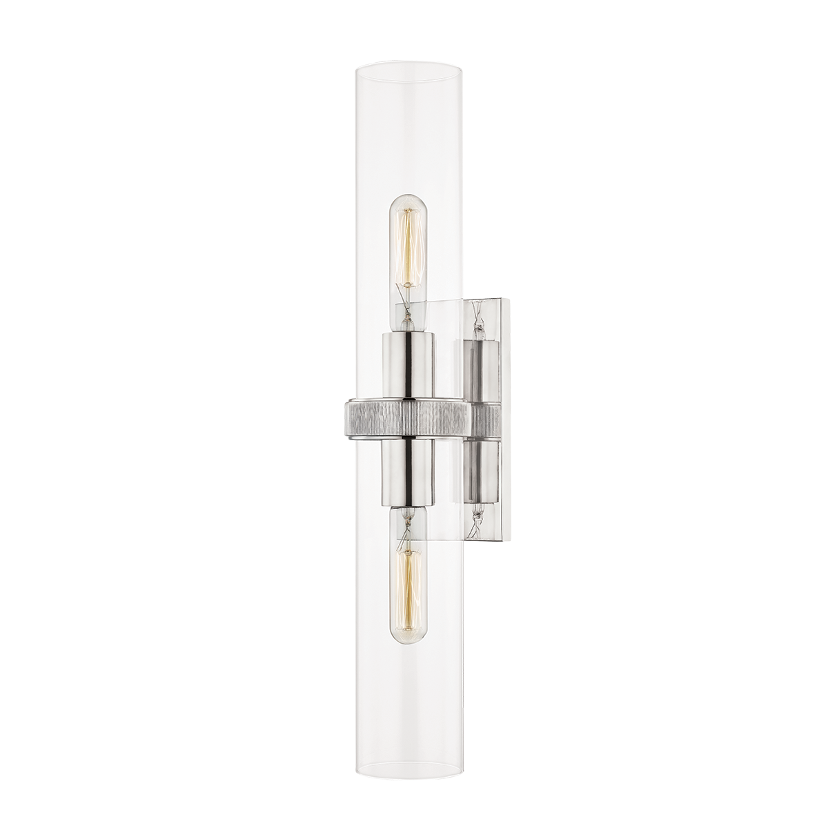 Briggs Wall Sconce with Polished Nickel Finish