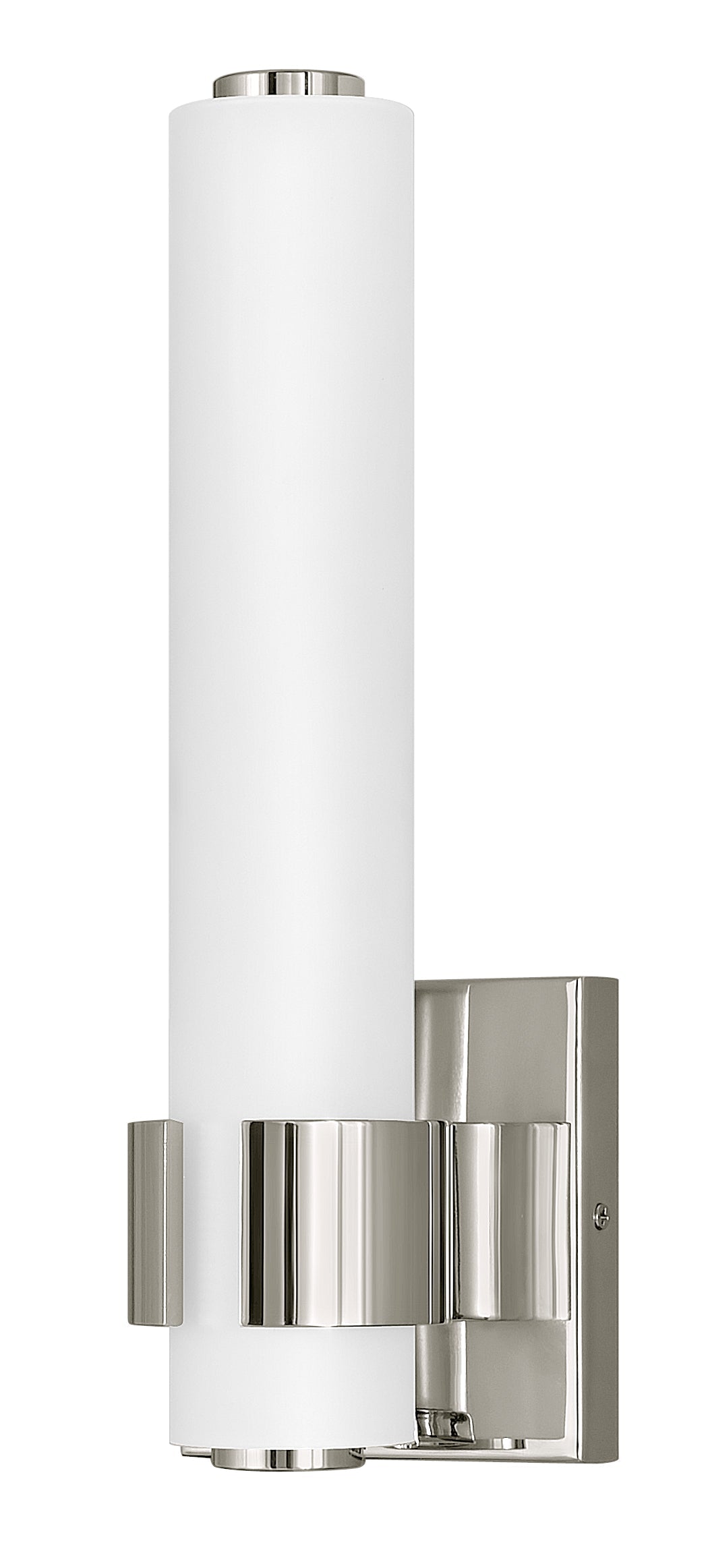 Aiden Medium LED Sconce In Polished Nickel Finish