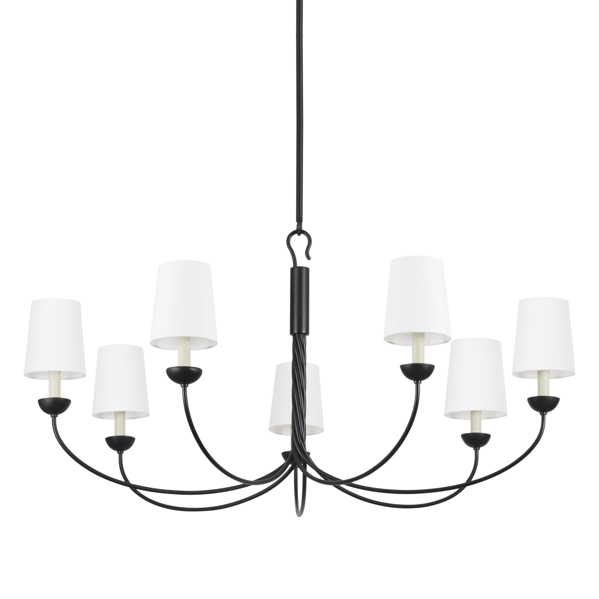 MONTPELIER Chandelier with Aged Iron Finish