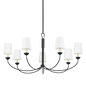 MONTPELIER Chandelier with Aged Iron Finish