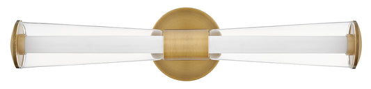 Elin Medium LED Vanity In Light Brass Finish