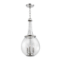 Pierce Pendant with Polished Nickel Finish
