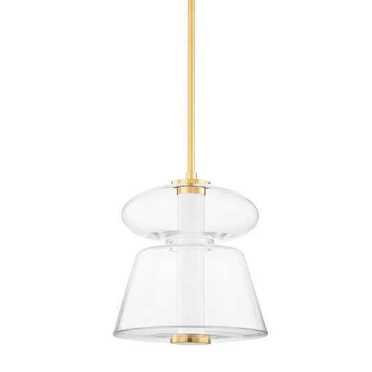 Palermo Pendant with Aged Brass Finish