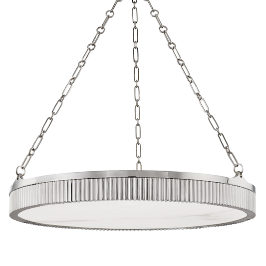 Lynden Chandelier with Polished Nickel Finish