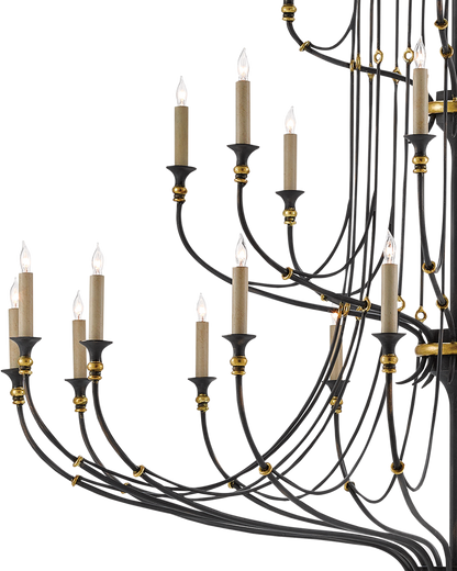 Folgate Grande Black Chandelier