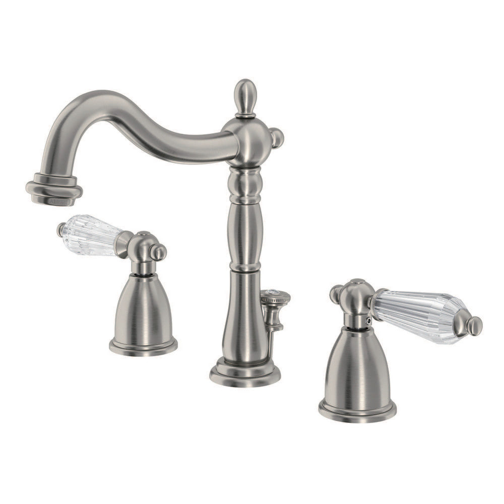 Wilshire Widespread Bathroom Faucet in Brushed Nickel