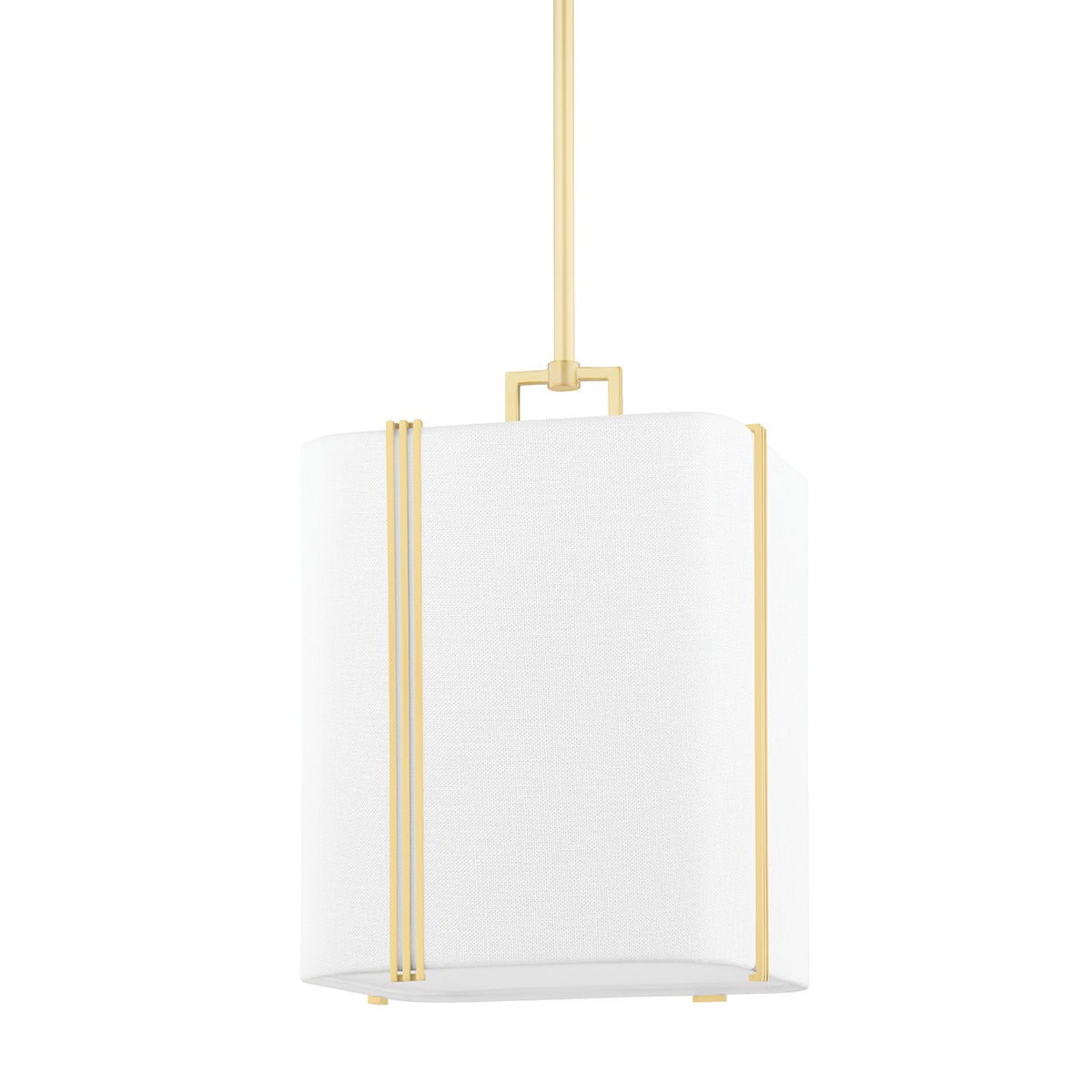 Downing Pendant with Aged Brass Finish